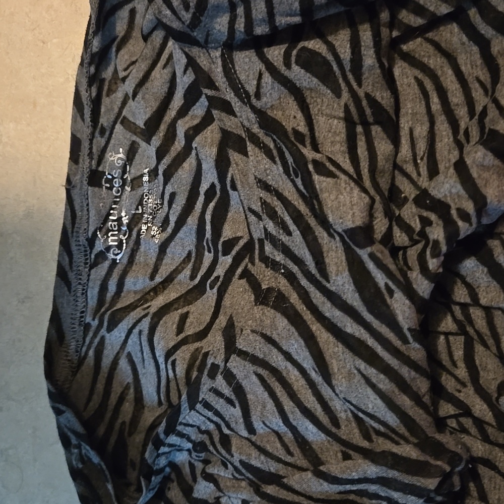 Women's over shirt zebra pattern